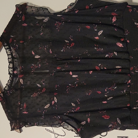 Reitmans Black and pink above the knee dress - Picture 6 of 6